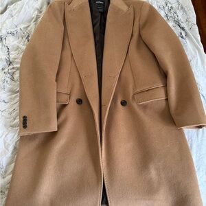 Express Men's Camel Trench Coat